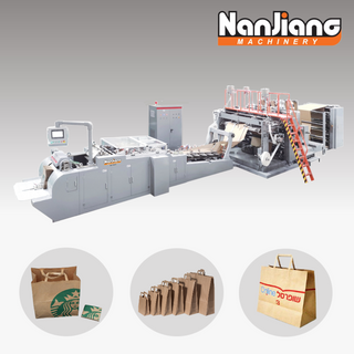 WFD-430B/550B Alimentado por Rolo Totalmente Automático com Alça Interna Máquina de Saco de Papel
