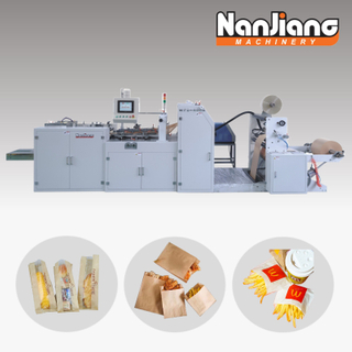 WFD-400A Máquina automática de sacos de papel para alimentos com fundo em V