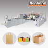 WFD-330 Sacos de papel Fed de rolos totalmente automáticos com máquina de alça torcida e plana